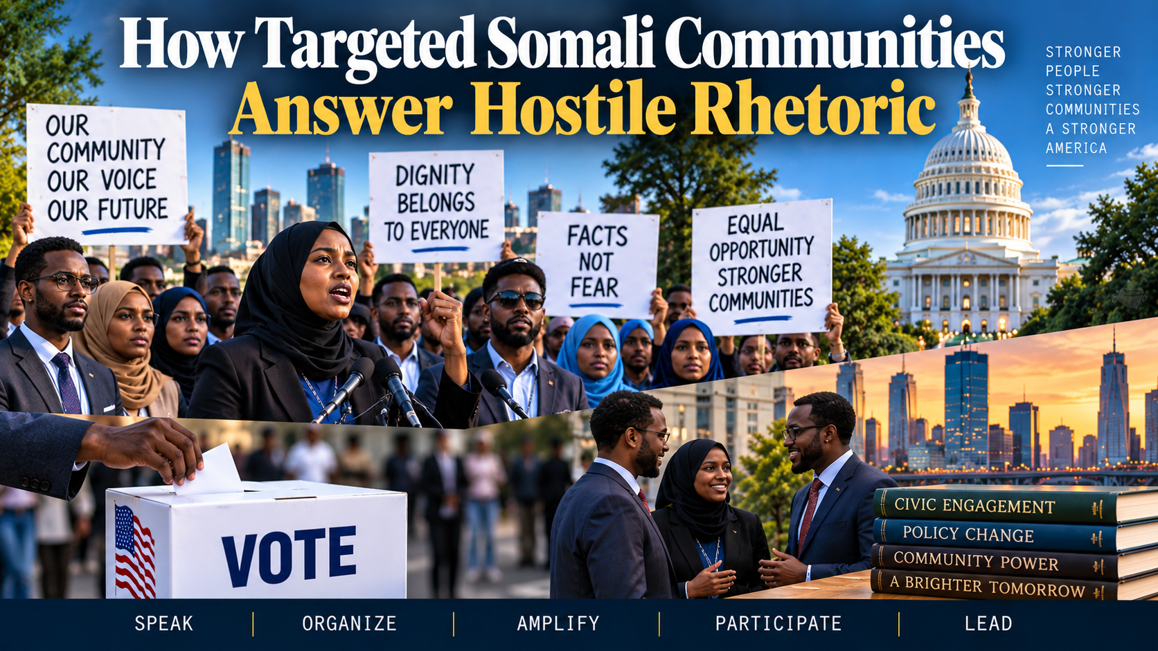 How Targeted Somali Communities Answer Hostile Rhetoric