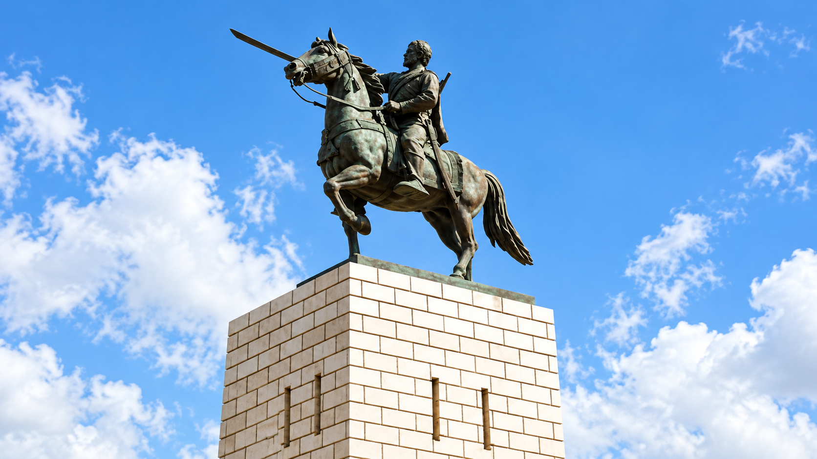 Equestrian monument accompanying the poetry of Sayyid Mohamed Abdulle Hassan